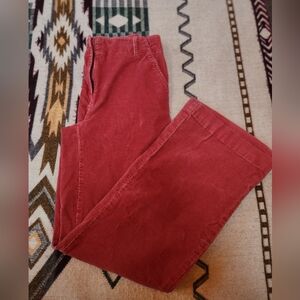 Vintage St. John's Bay Stretch Red Corduroy Pants